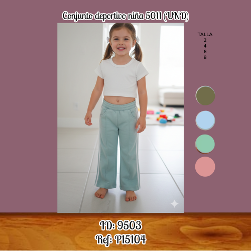 Conjunto deportivo niña 5011 (UND)
