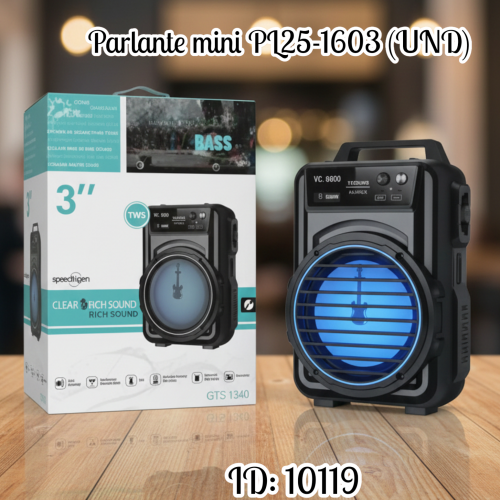 Parlante mini PL25-1603 (UND)