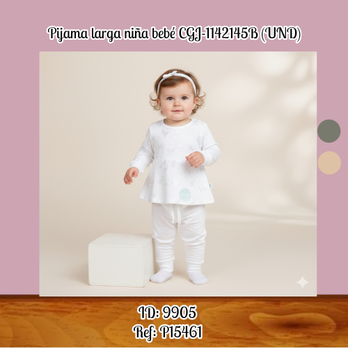 Pijama larga niña bebé CGJ-1142145B (UND)