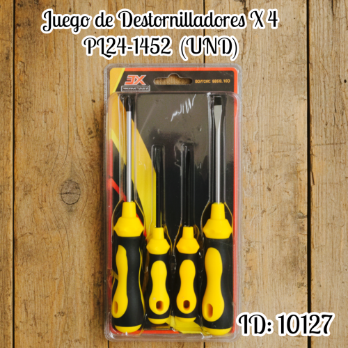 Juego de Destornilladores X4 PL24-1452