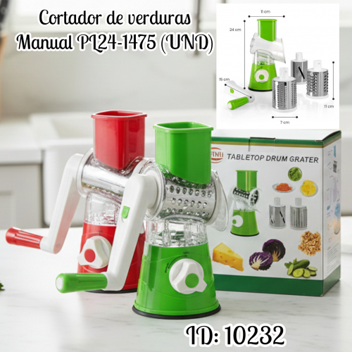 Cortador de verduras Manual PL24-1475 (UND)