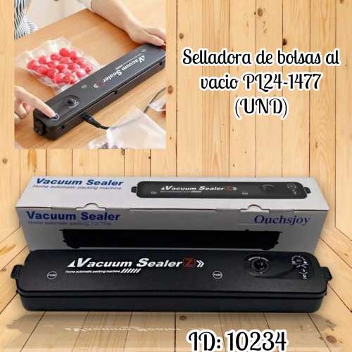 Selladora de bolsas al vacio PL24-1477 (UND)