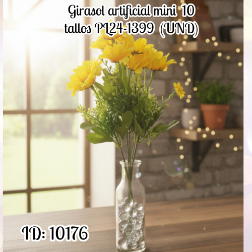 Flores artificiales SOLO AMARILLA PL24-1399 (UND)