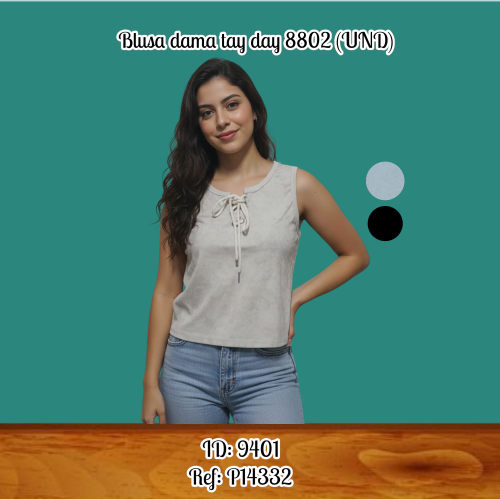 Blusa dama tay day 8802 (UND)