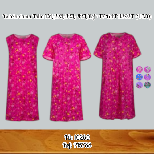 Batola dama dania Talla 1X-2X-3X  Ref F7BATH392T(UND)