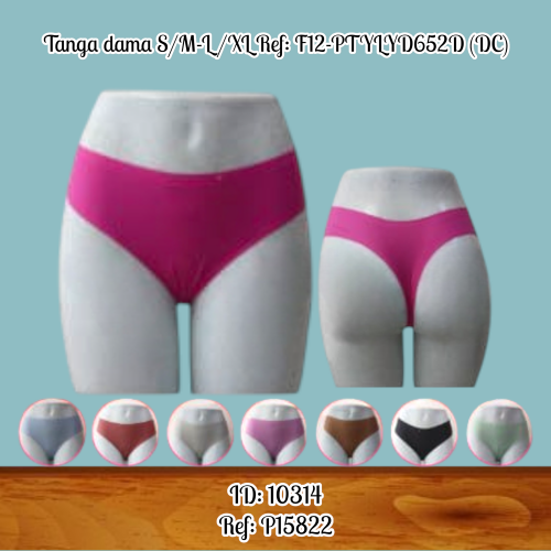 Panty dama liso  S/M-L/XL  F12PTYLYD652D (DC)