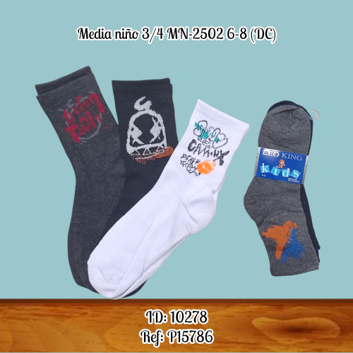 Media niño 3/4 MN-2502 6-8 (DC)