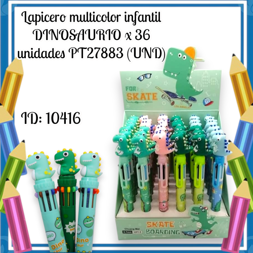 Lapicero multicolor infantil x 36 unidades  PT27883 (UND)