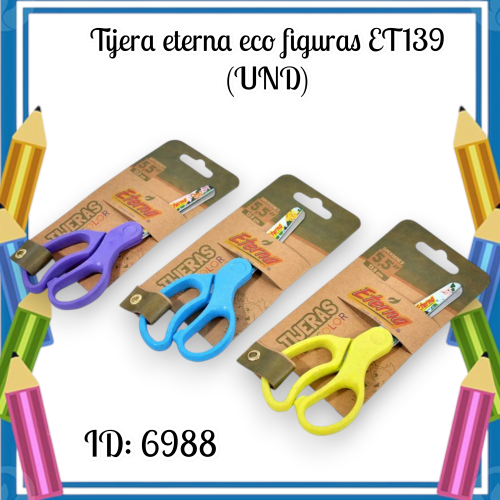 Tijera eterna eco figuras ET139 (UND)