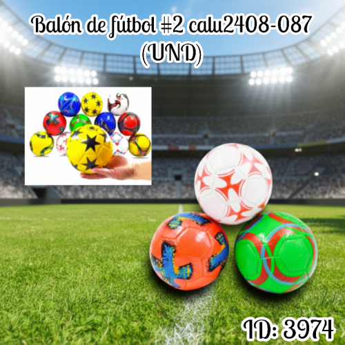 Balón de fútbol #2 calu2408-087 (UND)