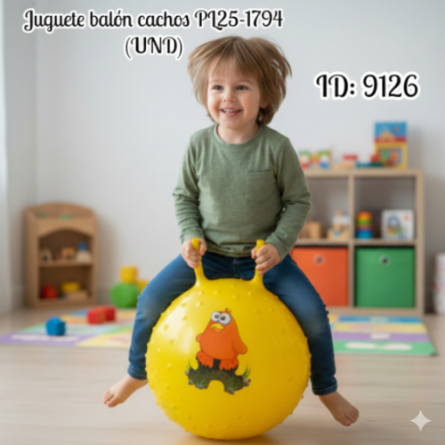 Juguete  balón cachos  PL25-1794 (UND)