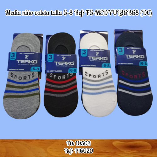 Media niño valeta talla 6-8 Ref: F6-MEDYUL86B68 (DC)