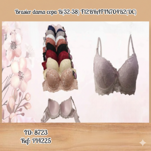 Brasier dama copa B(32-38) F12-BRAFIN704B-2(DC)
