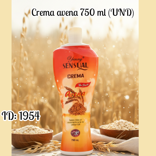 Crema avena 750 ml (UND)