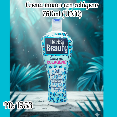 Crema manos con colágeno 750ml (UND)