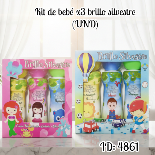 Kit de bebé x3 brillo silvestre (UND)