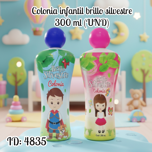 Colonia infantil brillo silvestre 300 ml (UND)