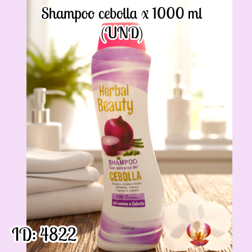 Shampoo cebolla x 1000 ml (UND)