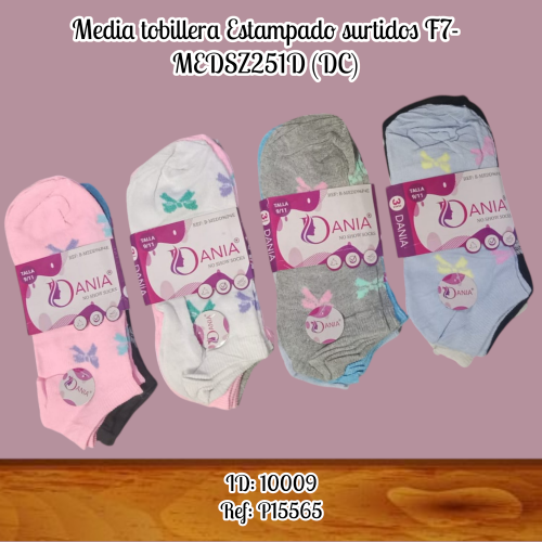 Media tobillera Dania colores surtidos F7-MEDSZ251D (DC)