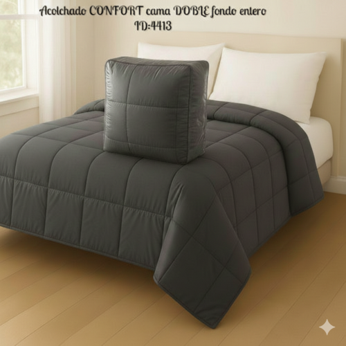 Acolchado CONFORT cama DOBLE fondo entero (UND)