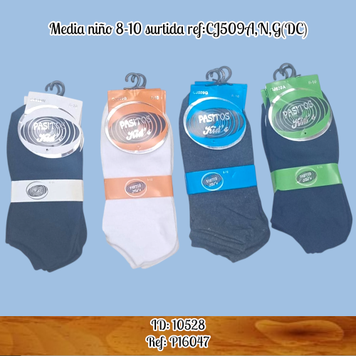 Media niño 8-10 surtida ref:CJ509A,N,G(DC)