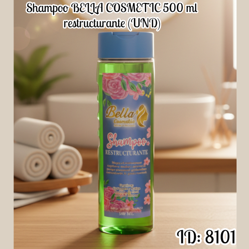 Shampoo BELLA COSMETIC 500 ml restructurante (UND)
