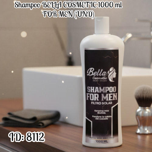 Shampoo BELLA COSMETIC 1000 ml FOR MEN (UND)