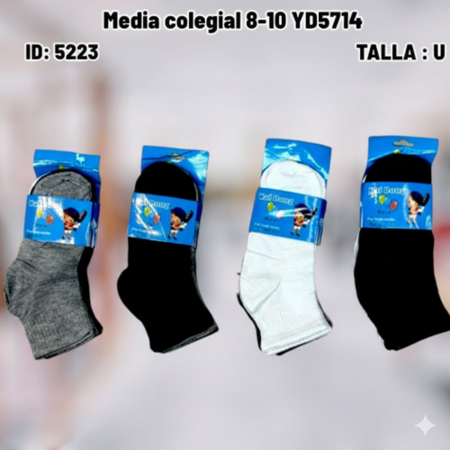 Media colegial 8-10 YD5714 (DC)