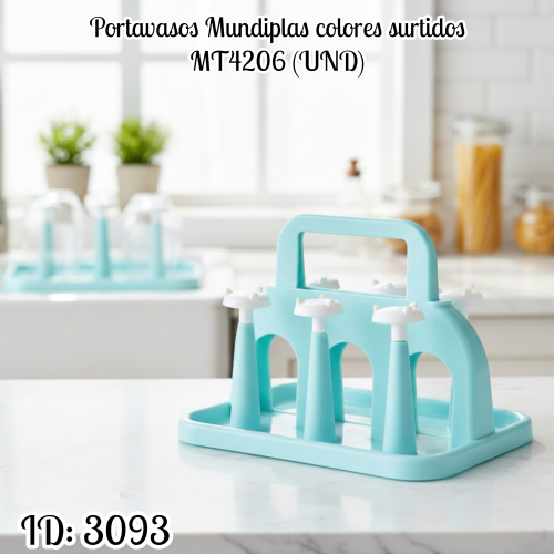 Portavasos Mundiplas colores surtidos MT4206 (UND)