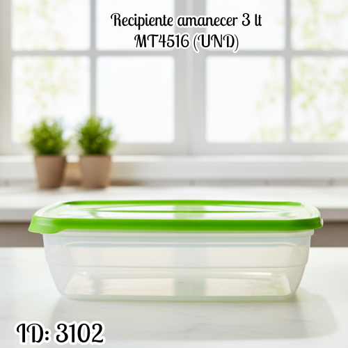 Recipiente amanecer 3 lt MT4516 (UND)
