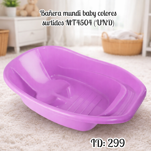 Bañera mundi baby colores surtidos MT4504 (UND)