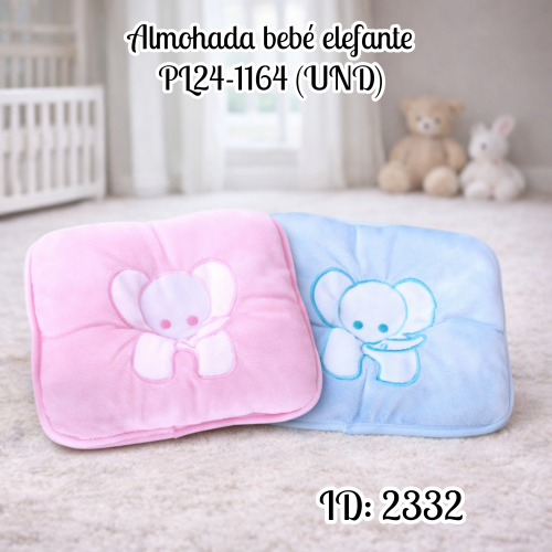 Almohada bebé elefante PL24-1164 (UND)