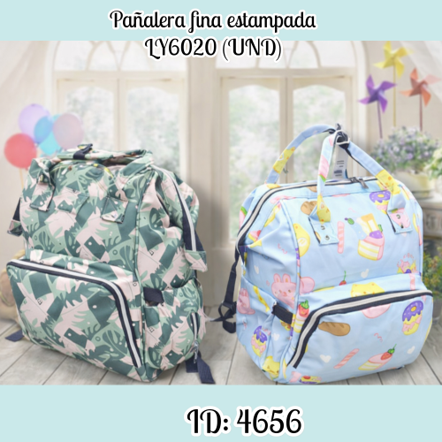 Pañalera fina estampada LY6020 (UND)