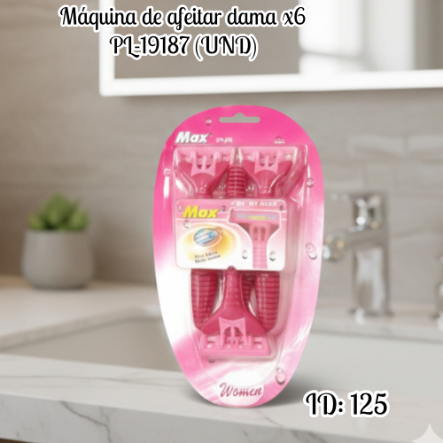 Máquina de afeitar dama x6 PL-19187 (UND)