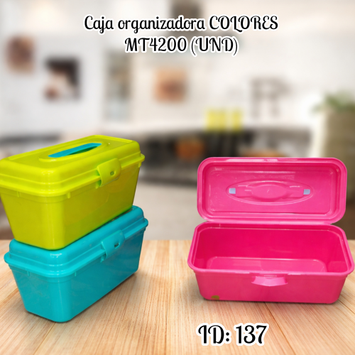 Caja organizadora COLORES MT4200 (UND)