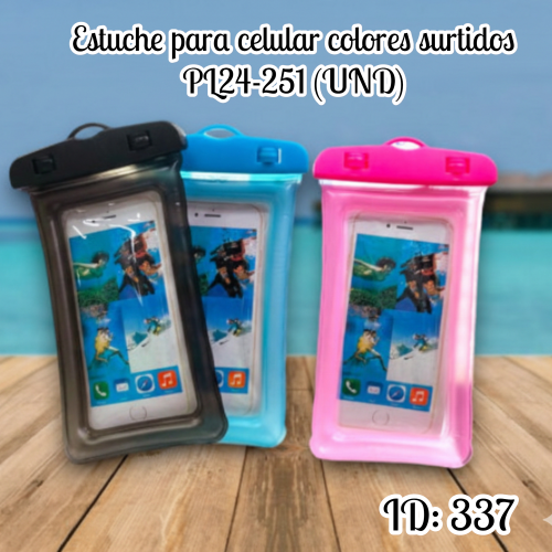 Estuche para celular colores surtidos PL24-251 (UND)