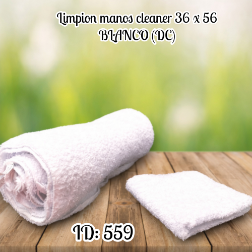 Limpion manos cleaner 36 x 56 BLANCO (DC)