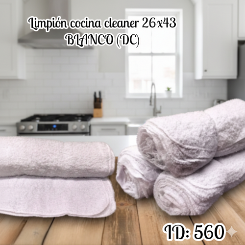 Limpión cocina cleaner 26x43 BLANCO (DC)