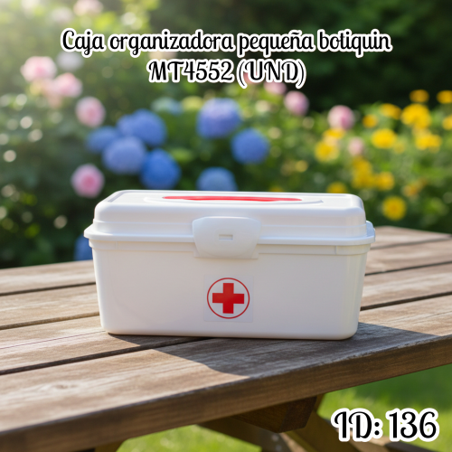Caja organizadora pequeña botiquin MT4552 (UND)