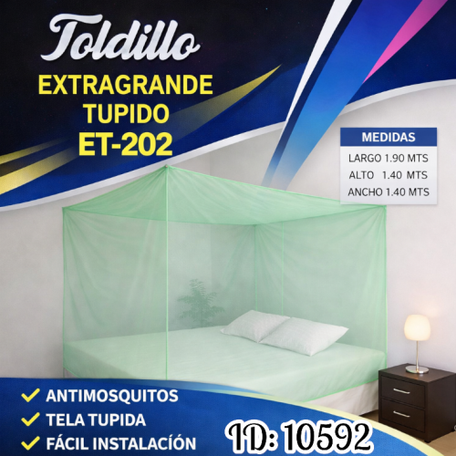 Toldillo extragrande tupido ET-202 (UND)