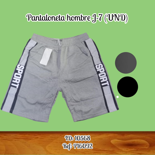 Pantaloneta hombre J-7 (UND)