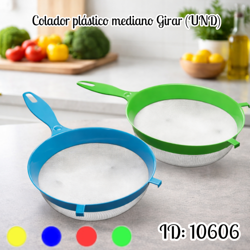 Colador plástico mediano Girar (UND)