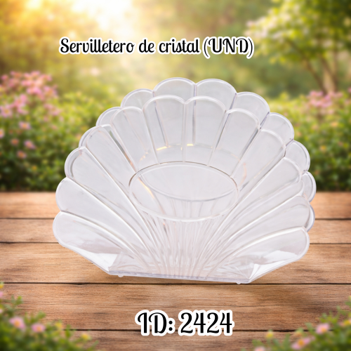 Servilletero de cristal (UND)