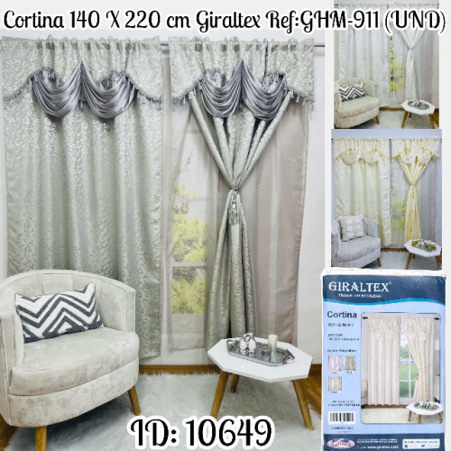Cortina 140 X 220 cm Giraltex Ref:GHM-911 (UND)