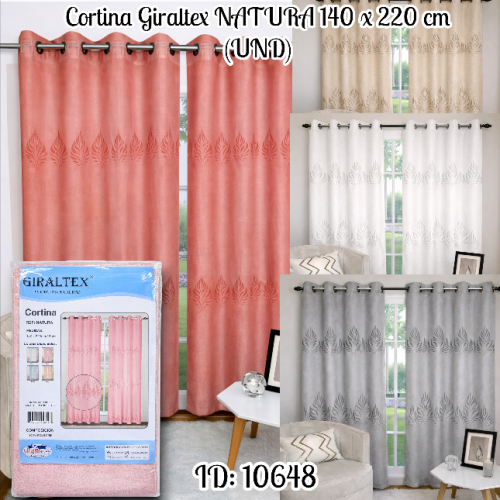 Cortina Giraltex NATURA 140 x 220 cm (UND)