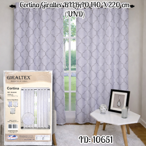 Cortina Giraltex BILBAO 140 X 220 cm (UND)