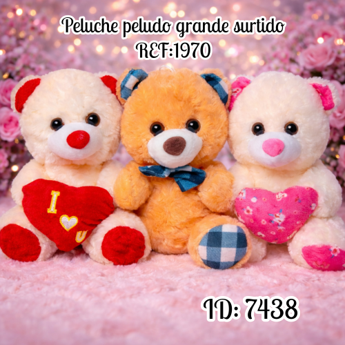 Peluche peludo grande surtido REF:1970