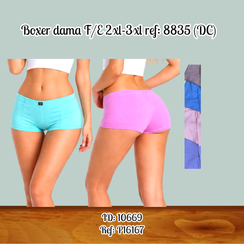 Boxer dama F/E 2xl-3xl ref: 8835 (DC)
