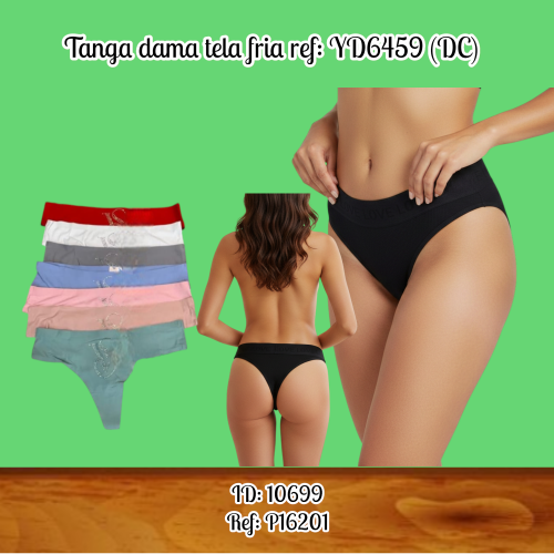 Tanga dama tela fria ref: YD6459 (DC)