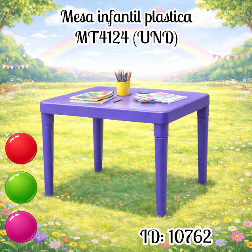 Mesa infantil plastica MT4124 (UND)